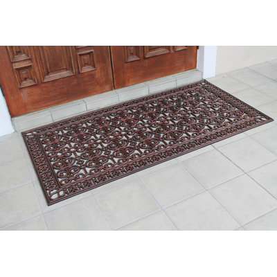 door extra mats mat outdoor impression paisley slip rubber non